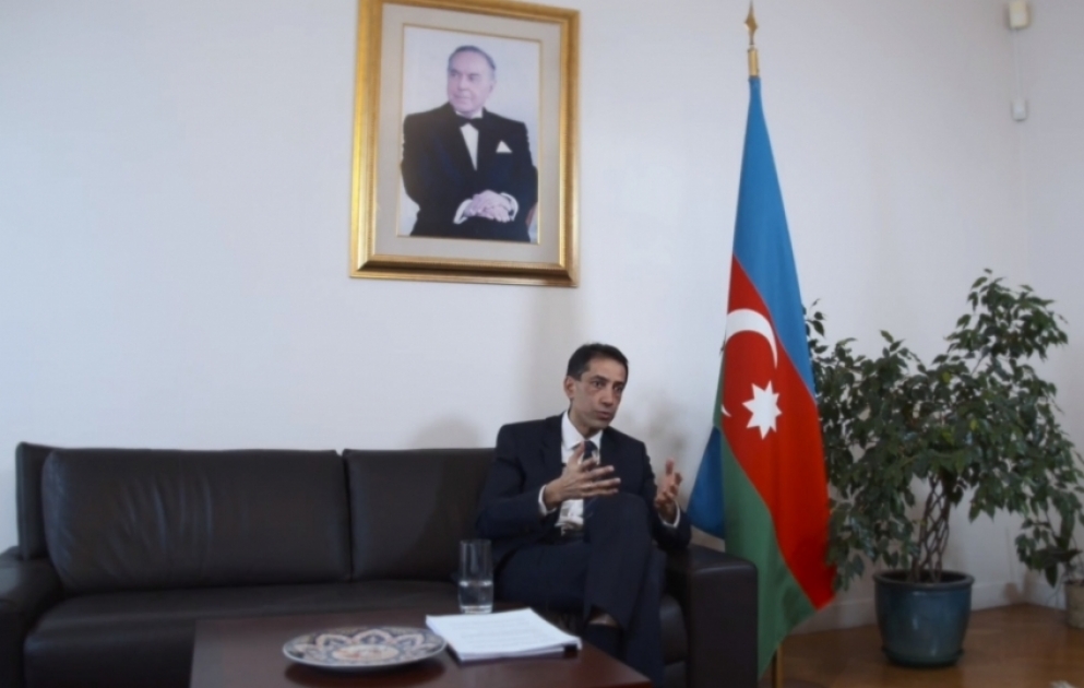 Fransa portalında Azərbaycan səfirinin müsahibəsi dərc edilib VİDEO