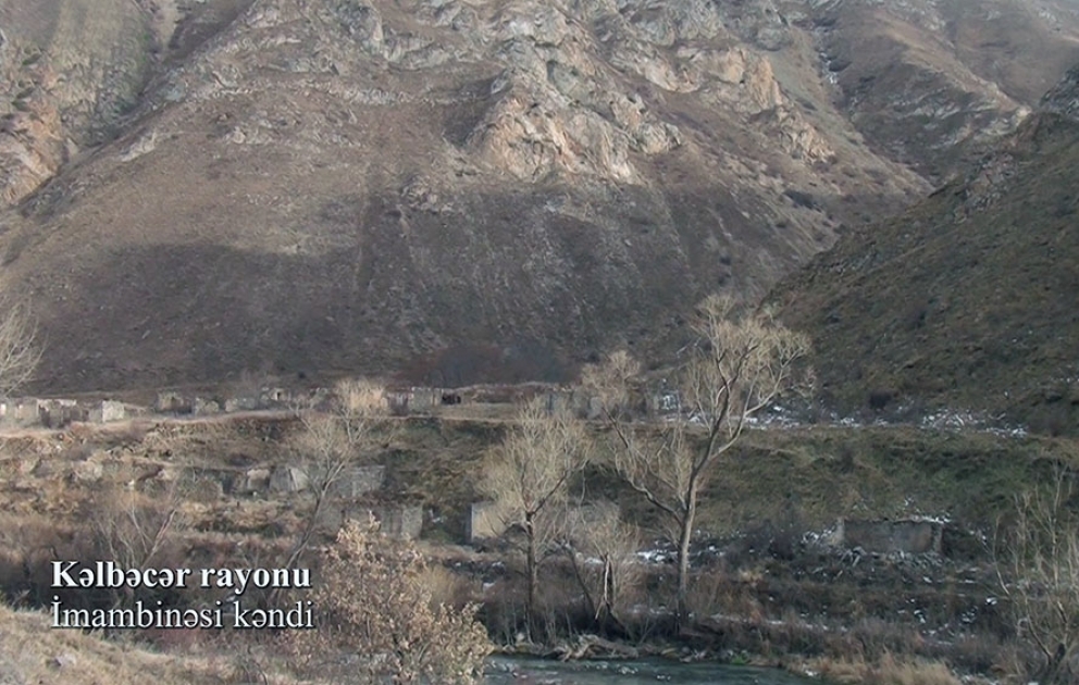Azerbaijan’s Ministry of Defense releases video footage of Imambinasi village of Kalbajar district VIDEO