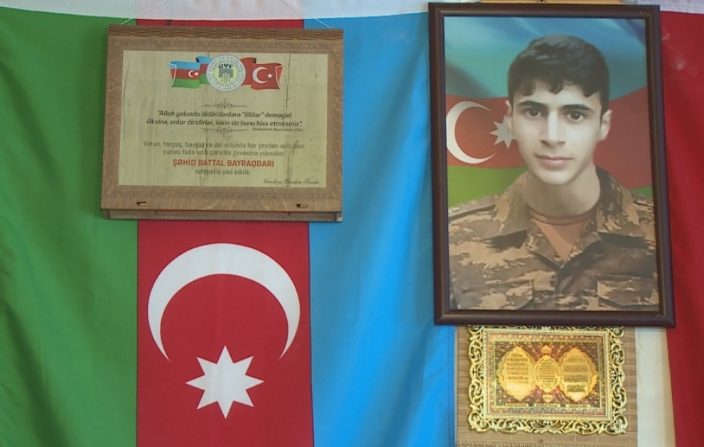 “Vətən uğrunda” medalı ilə təltif edilən on səkkiz yaşlı qəhrəman Battal Bayraqdarov VİDEO