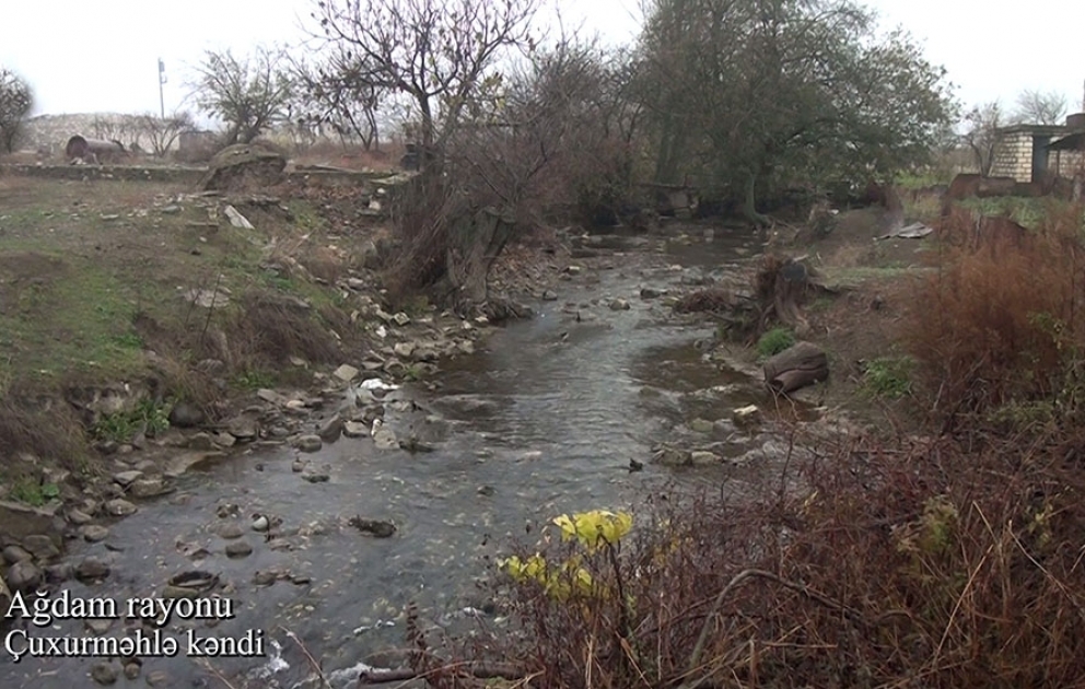 Azerbaijan's Ministry of Defense releases video footage of Chukhurmahla village of Aghdam district VIDEO