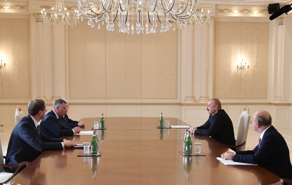 Le président azerbaïdjanais reçoit le ministre russe des situations d'urgence VIDEO