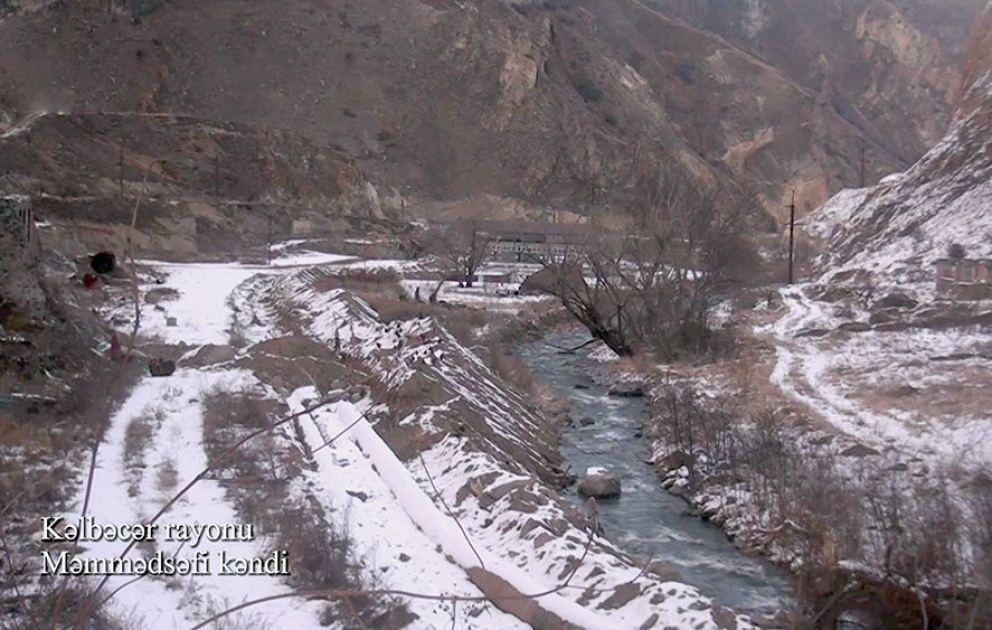 Azerbaijan’s Ministry of Defense releases video footage of Mammadsafi village of Kalbajar district VIDEO
