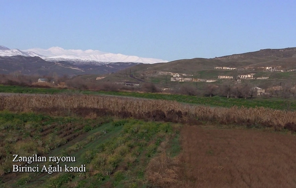 Azerbaijan’s Defense Ministry releases video footage of Birinji Aghali village of Zangilan district VIDEO