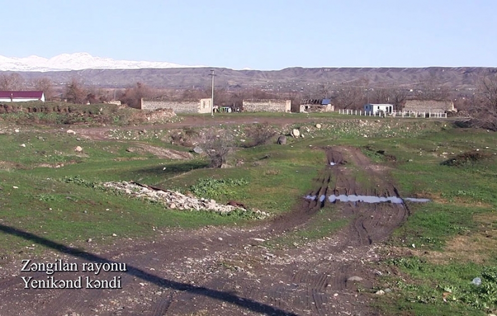 Verteidigungsministerium veröffentlicht Videoaufnahmen aus dem befreiten Dorf Yenikend in Region Gubadli VIDEO