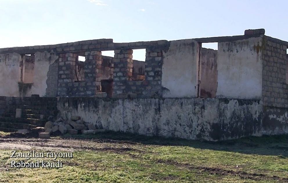 Azerbaijan's Ministry of Defense releases video footage of Raband village of Zangilan district VIDEO