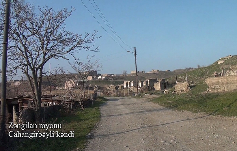 Une vidéo du village de Djahanguirbeyli de la région de Zenguilan a été diffusée VIDEO