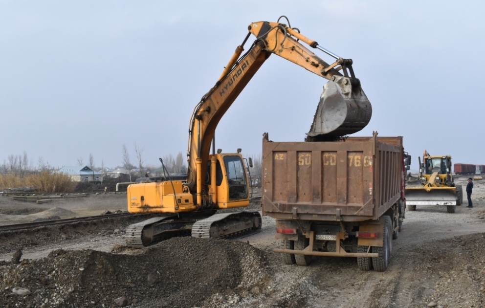 Bərdə-Ağdam dəmir yolu xətti yenidən qurulur VİDEO