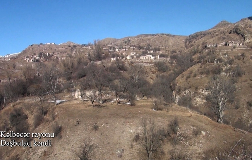 Azerbaijan's Ministry of Defense releases video footage of Dashbulag village of Kalbajar district VIDEO
