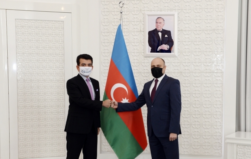 Mədəniyyət naziri ICESCO-nun Baş direktoru Salim əl-Malik ilə görüşüb YENİLƏNİB VİDEO