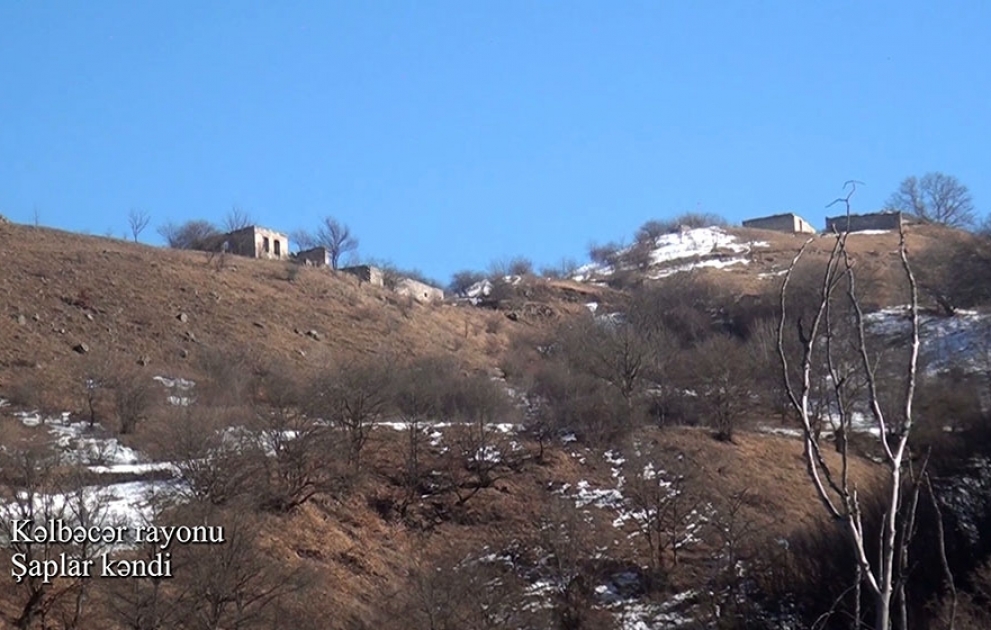Une vidéo du village de Chaplar de la région de Kelbedjer a été diffusée VIDEO