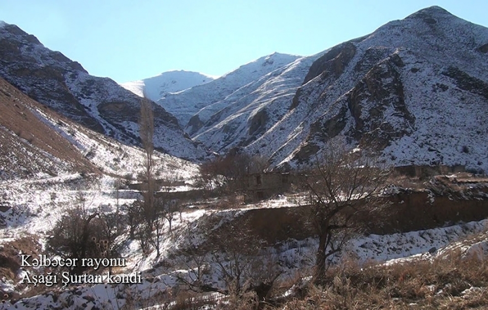 Le ministère de la Défense diffuse une vidéo du village d’Achaghy Chourtan de la région de Kelbedjer VIDEO