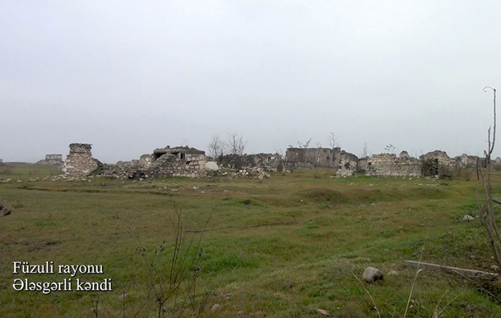 Azerbaijan's Ministry of Defense releases video footage of Alasgarli village of Fuzuli district VIDEO