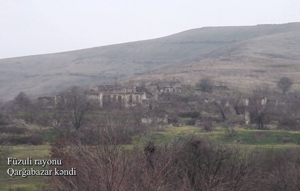 Azerbaijan’s Defense Ministry releases video footages of Garghabazar village, Fuzuli district VIDEO