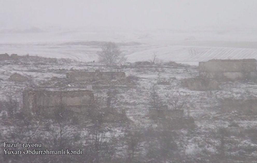 Une vidéo du village de Youkhary Abdurrahmanly de la région de Fuzouli a été diffusée VIDEO