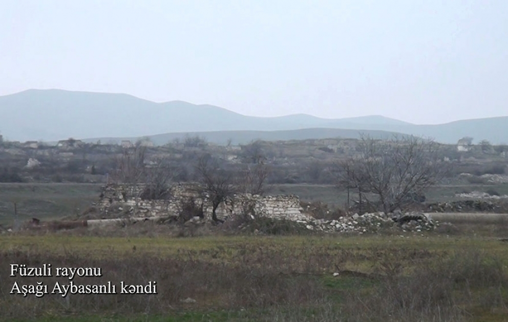 Azerbaijan's Defense Ministry releases video footages of Ashaghi Aybasanli village, Fuzuli district VIDEO
