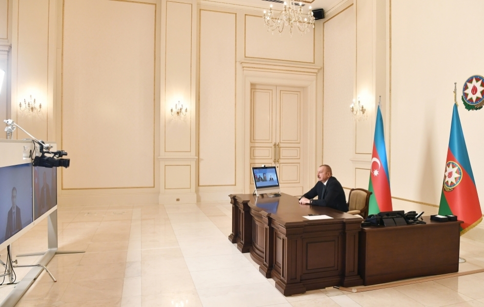 Prezident İlham Əliyev Rəşad Nəbiyevi nəqliyyat, rabitə və yüksək texnologiyalar naziri təyin olunması ilə əlaqədar videoformatda qəbul edib VİDEO