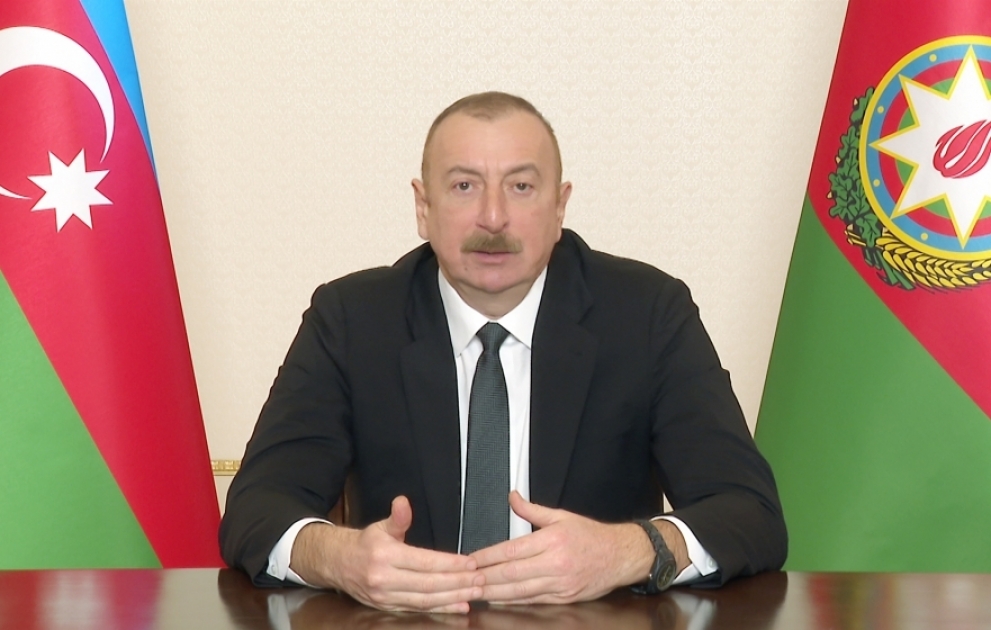 Prezident İlham Əliyev: Azərbaycan Xəzərdə ən böyük donanmaya sahibdir və hər il donanmaya yeni gəmilər təqdim edilir VİDEO