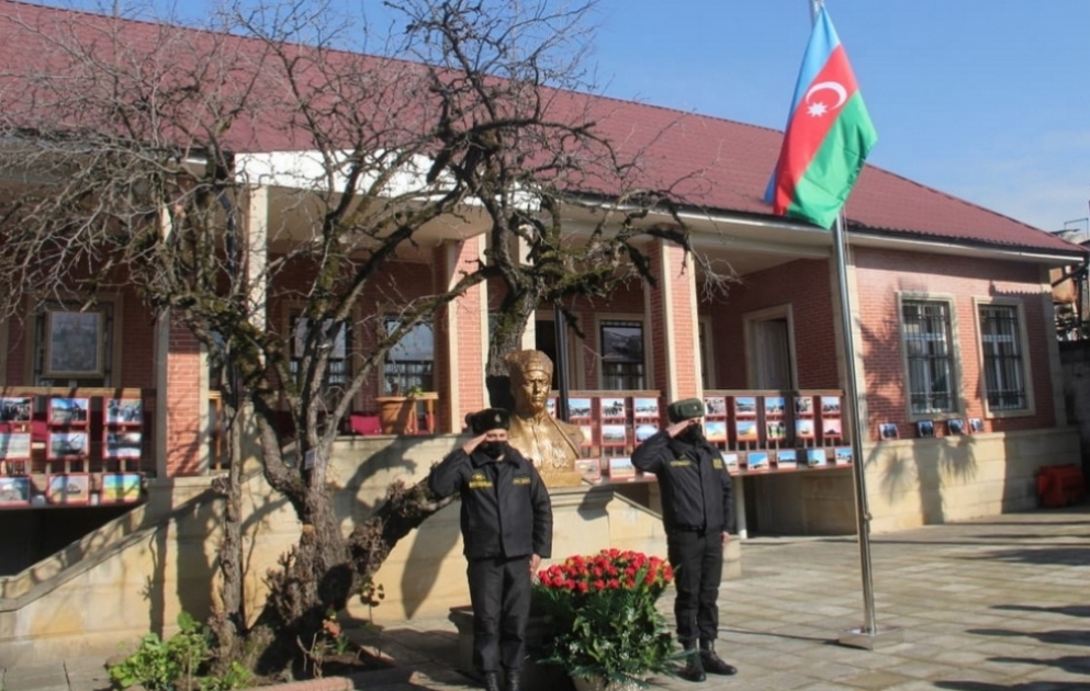 Vətən müharibəsinin qəhrəman tankçılarından bir qrupu general Həzi Aslanovun ata ocağını ziyarət edib VİDEO
