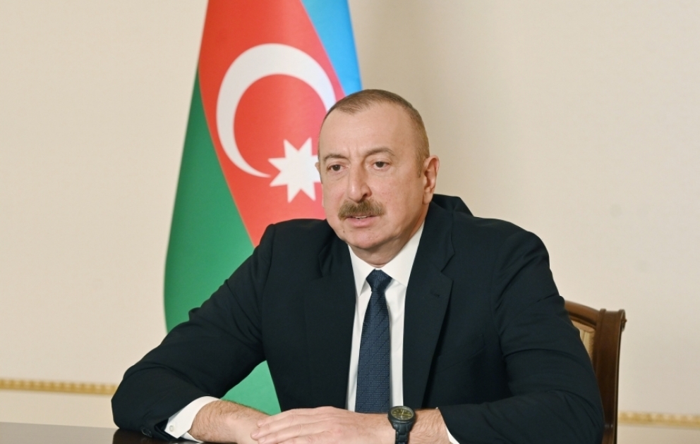 Prezident İlham Əliyev Aydın Kərimovu Prezidentin Şuşa rayonunda xüsusi nümayəndəsi təyin olunması ilə əlaqədar videoformatda qəbul edib VİDEO