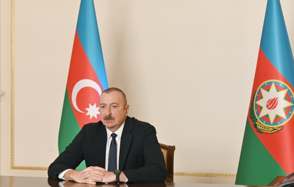 President Ilham Aliyev received in a video format Aydin Karimov on his appointment as Special Representative of President in Shusha district VIDEO