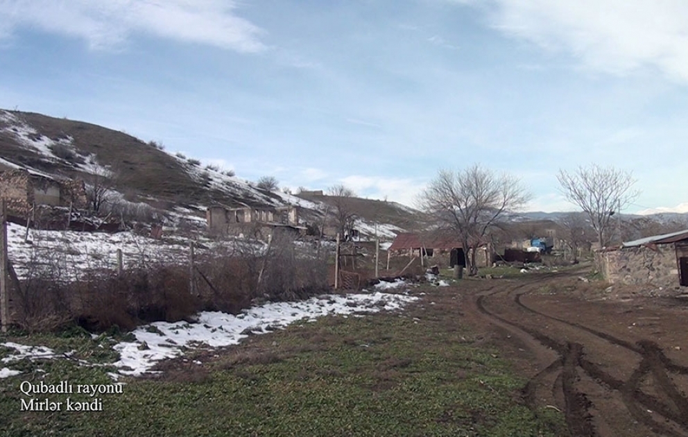Azerbaijan’s Defense Ministry releases video footages of Mirlar village, Gubadli district VIDEO