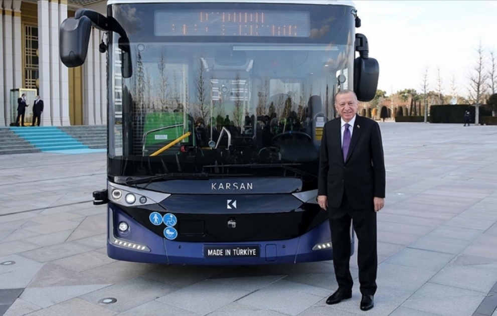 Türkiyədə sürücüsüz elektrik avtobusu təqdim edilib VİDEO
