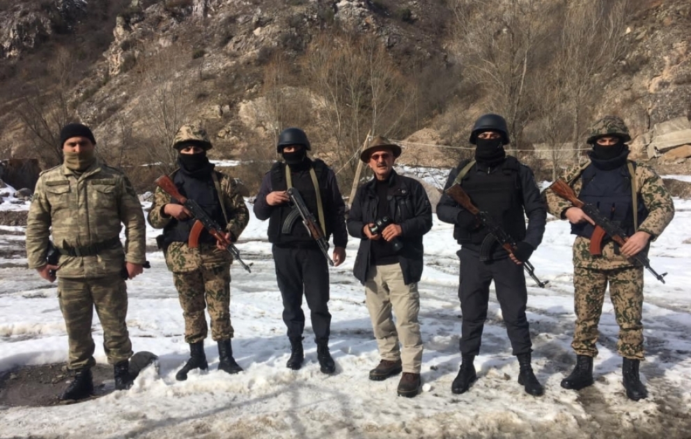 Всемирно известный фотограф был гостем сотрудников полиции в Кяльбаджаре ВИДЕО