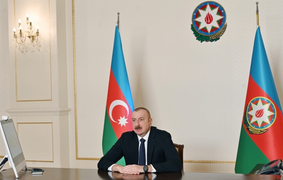 Prezident İlham Əliyev Vüqar Süleymanovu Minatəmizləmə Agentliyinin İdarə Heyətinin sədri vəzifəsinə təyin olunması ilə əlaqədar videoformatda qəbul edib VİDEO