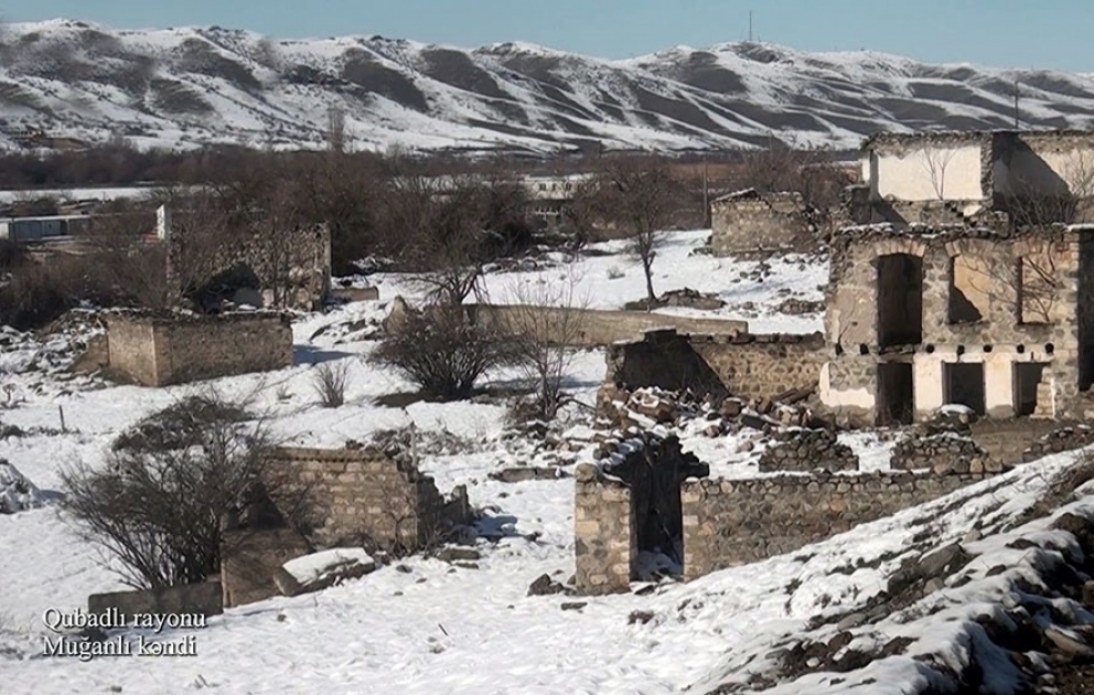 Azerbaijan’s Defense Ministry releases video footages of Mughanli village, Gubadli district VIDEO