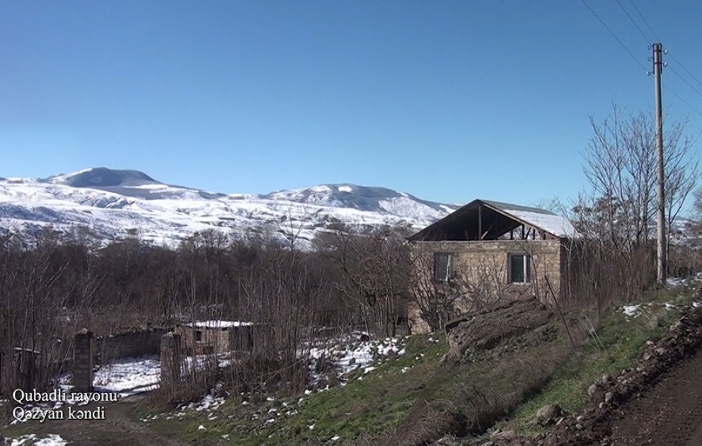 Azerbaijan’s Defense Ministry releases video footages of Qazyan village, Gubadli district VIDEO