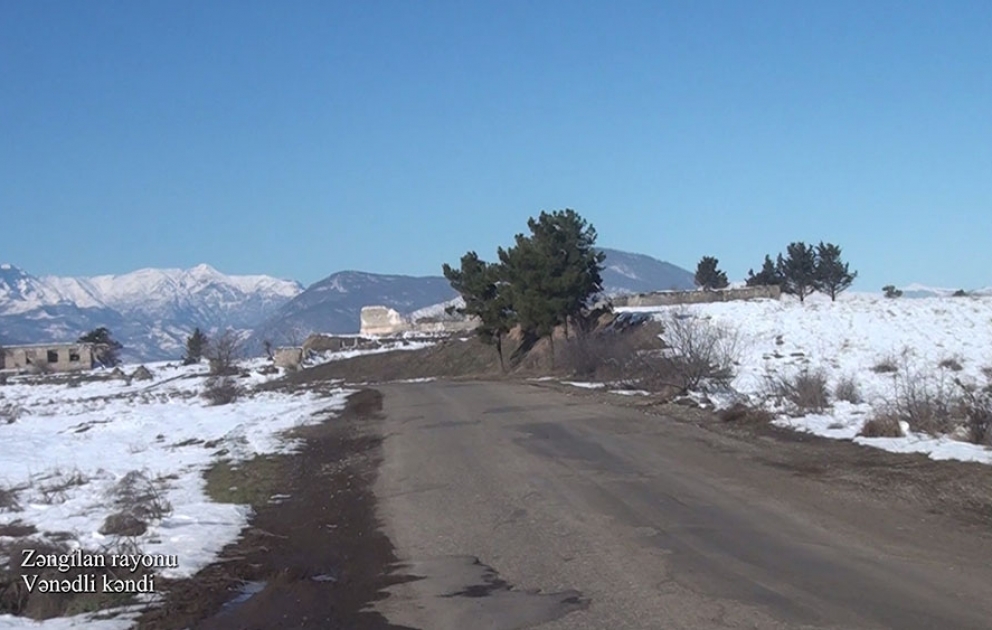 Azerbaijan’s Defense Ministry releases video footages of Vanadli village, Zangilan district VIDEO
