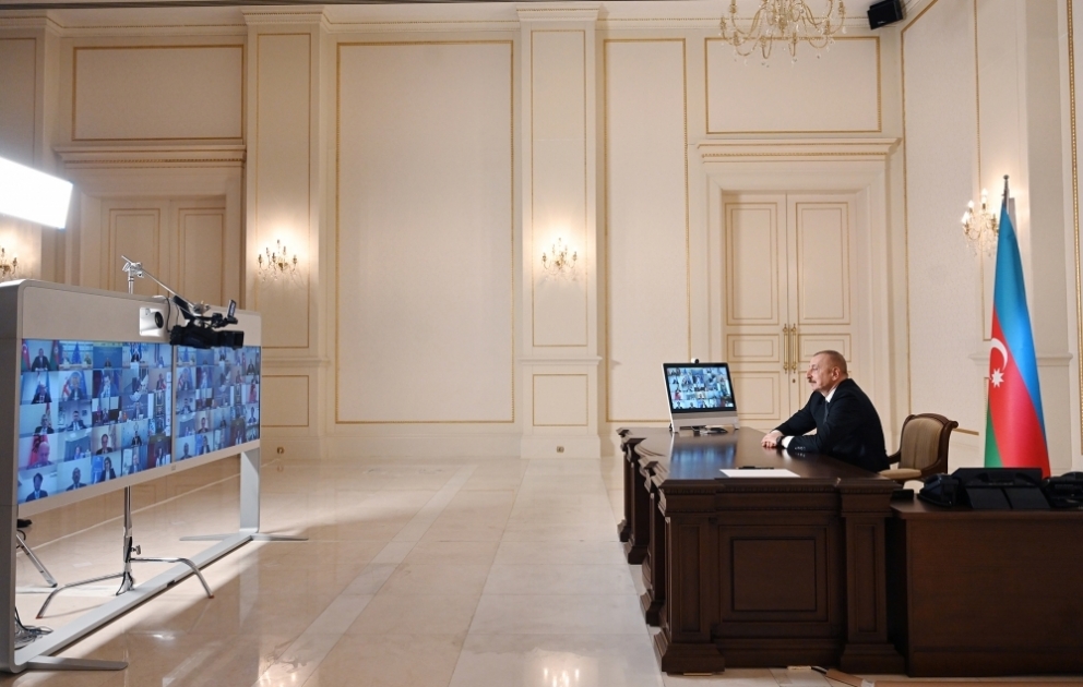 Le président Ilham Aliyev est intervenu lors de la 7e réunion ministérielle en marge du Conseil consultatif du Corridor gazier Sud VIDEO