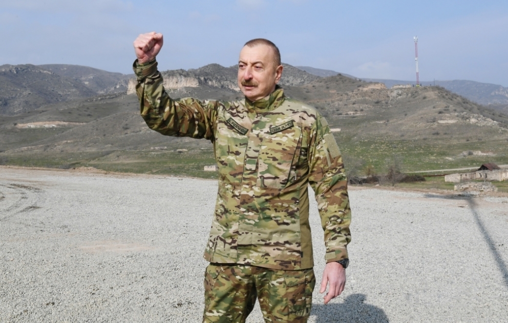Prezident İlham Əliyev və birinci xanım Mehriban Əliyeva Füzuli, Zəngilan, Laçın və Cəbrayıl rayonlarında olublar YENİLƏNİB VİDEO