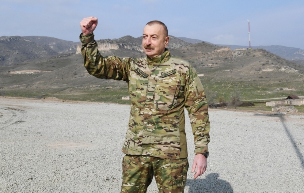President Ilham Aliyev and first lady Mehriban Aliyeva visited Fuzuli, Zangilan, Lachin and Jabrayil districts VIDEO