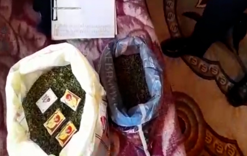 Xəzər rayon sakinindən beş kiloqramdan çox marixuana aşkar edilib VİDEO