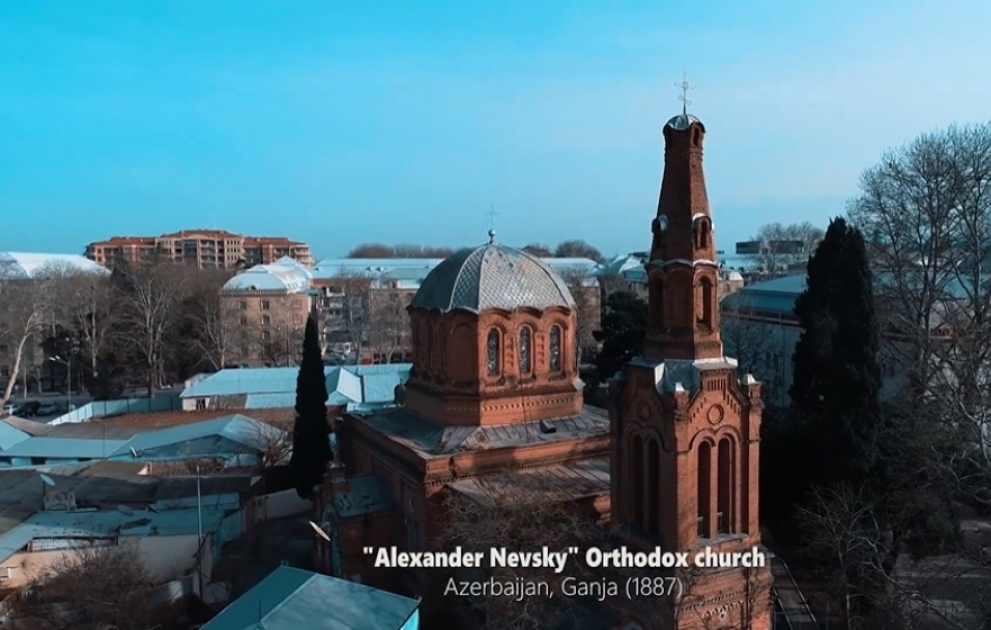 “Xristian irsimizi tanıyaq” layihəsi çərçivəsində növbəti material “Aleksandr Nevski” pravoslav kilsəsinə həsr edilib VİDEO