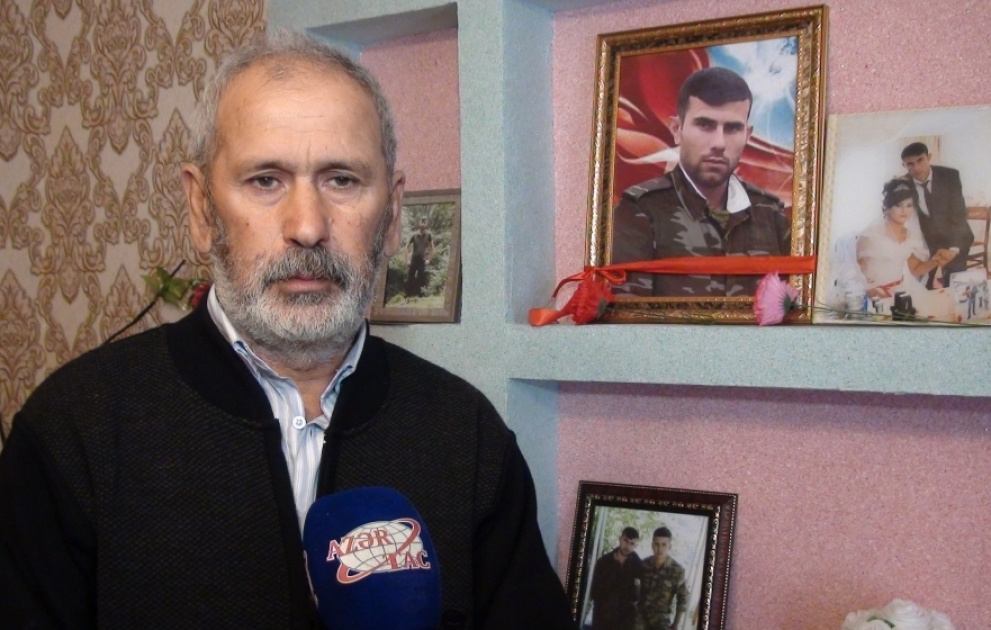Şəhid atası: Şəhidlərimizin hər biri eyni amalda olan qəhrəmanlardır VİDEO