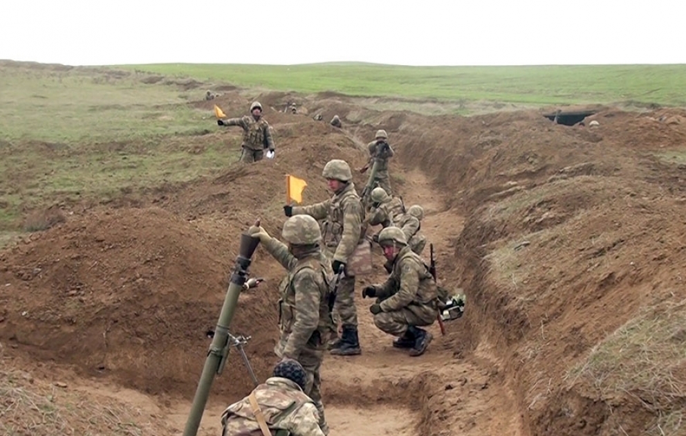 Учебные тренировки минометных батарей с боевой стрельбой продолжаются VIDEO