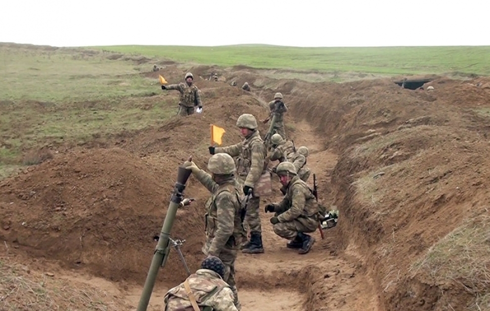 Azerbaijan’s Defense Ministry: Live-fire training exercises of mortar batteries continue VIDEO
