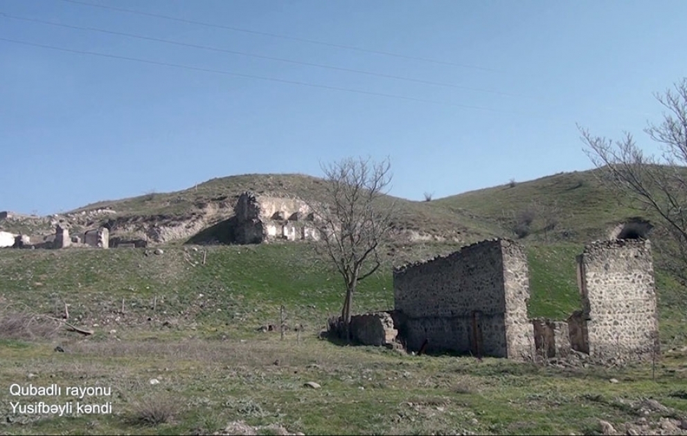 Le ministère de la Défense diffuse une vidéo du village de Youssifbeyli de la région de Goubadly VIDEO