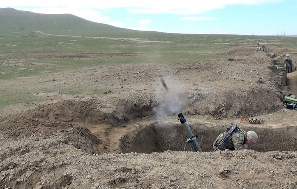 Azerbaijan’s Defense Ministry: Mortar batteries completed regular stage of live-fire training exercises VIDEO