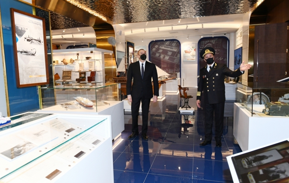 Prezident İlham Əliyev “Azərbaycan Xəzər Dəniz Gəmiçiliyi”nin yeni inzibati binasının açılışında iştirak edib YENİLƏNİB 2 VİDEO