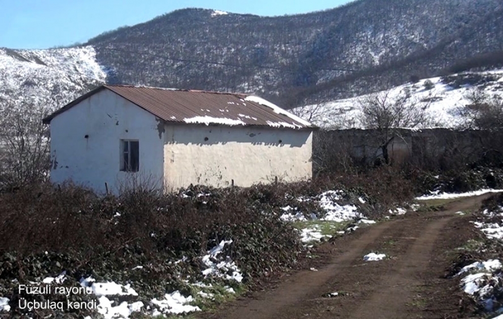 Une vidéo du village d'Utchboulag de la région de Fuzouli a été diffusée VIDEO