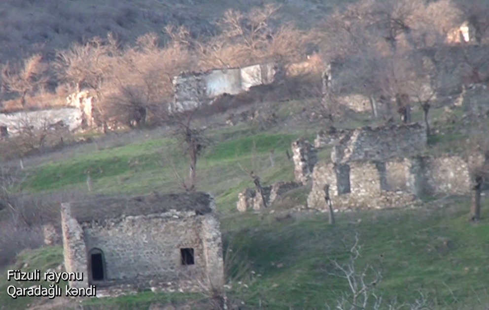 Azerbaijan’s Defense Ministry releases video footages of Garadaghli village, Fuzuli district VIDEO