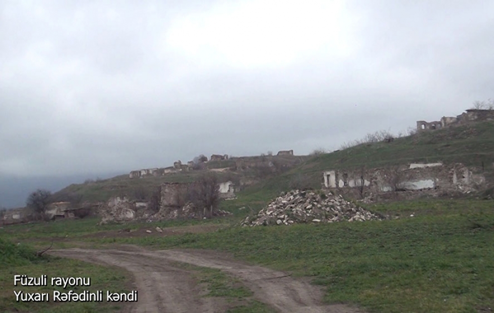 Une vidéo du village de Youkhary Refedinli de la région de Fuzouli a été diffusée VIDEO