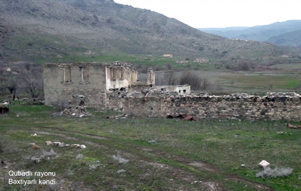 Azerbaijan’s Defense Ministry releases video footages of Bakhtiyarli village, Gubadli district VIDEO