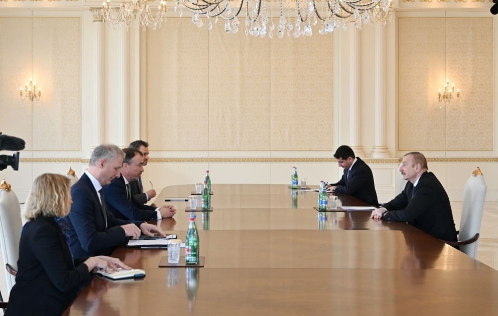 Präsident Ilham Aliyev empfängt den EU-Sonderbeauftragten für den Südkaukasus VIDEO