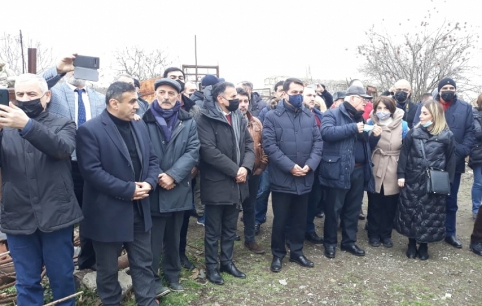 Media orqanları və QHT-lərin rəhbərləri, ictimai fəallar Ağdam şəhərinə gəliblər FOTO VİDEO