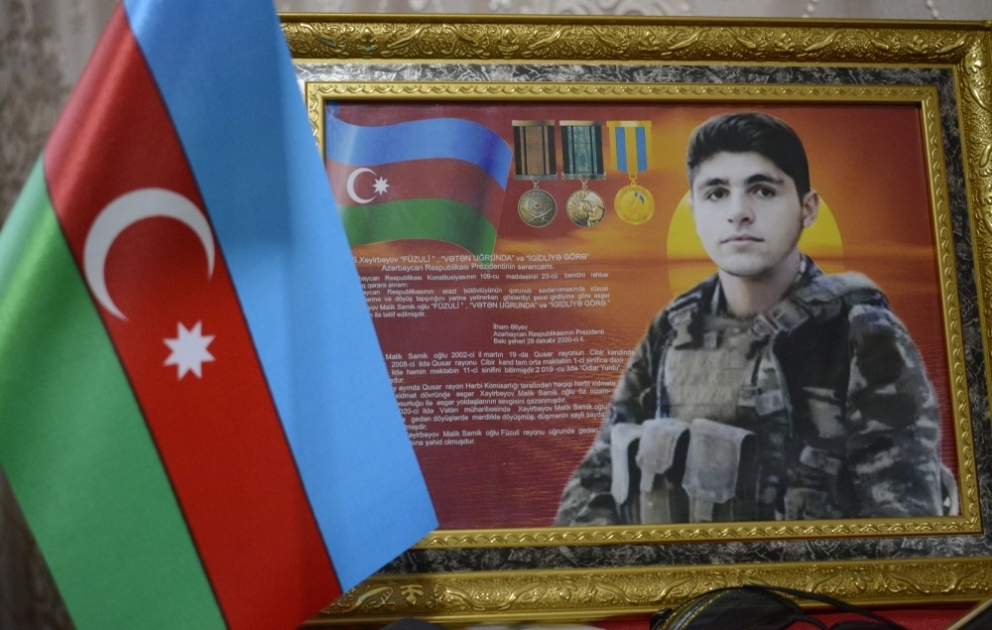 Üç medalla təltif olunan qusarlı kəşfiyyatçı VİDEO
