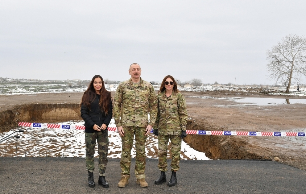 Le président Ilham Aliyev et la première dame Mehriban Aliyeva effectuent une visite à Fuzouli et Khodjavend VIDEO